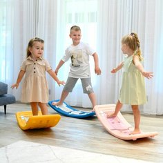 Качалка - балансборд - трансформер Unix Kids Monster (2 in 1) Blue