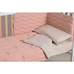 Набор Micuna Mousse покрывало+борт 120*60 TX-1650 pink