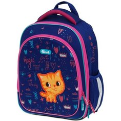 Ранец для девочки Forst ортопедический, "F-Light", Funny Cat, 37х28х16 см, анатомическая спинка (FT-RY-060203)