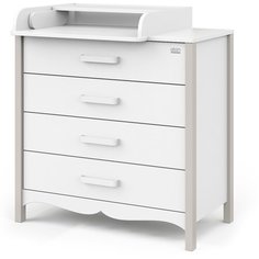 Комод пеленальный раскладной Felix Белый -Кашемир Атон Мебель