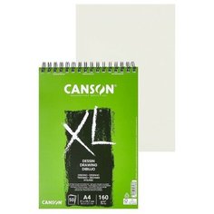 Альбом на спирали для графики CANSON XL Dessin, 21 х 29.7 см, 50 листов, Мелкое зерно, 160 г/м2