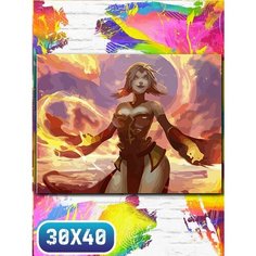 Картина по номерам на холсте игры дота 2 - 12220 30х40