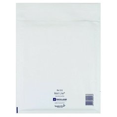 Крафт-конверт с воздушно-пузырьковой плёнкой Mail Lite, 22х26 см, White Calligrata