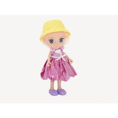 Очаровательная мини кукла модница в шляпке с аксессуарами, 16 см Toysa