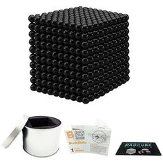Антистресс игрушка/Неокуб Neocube куб из 1000 магнитных шариков 5мм (черный) Магазин Магнитов Нептун