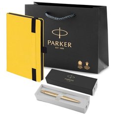 Ручка Parker Jotter Monochrome оригинал, ежедневник А5 и в подарок фирменный пакет Паркер