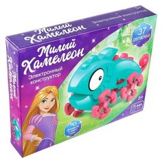 Электронный конструктор "Веселый хамелеон", 37 деталей, Рапунцель Disney