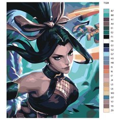 Картина по номерам Т328 "Mobile Legends: ханаби" 40Х50 Brushes Paints