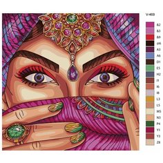 Картина по номерам V-469 "Восточные мотивы", 40x40 см Brushes Paints