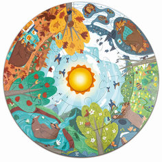 "Пазлы светящиеся "Четыре времени года" Серия "Умняша Hape