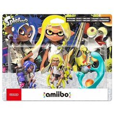 Фигурка Amiibo Splatoon 3 (Octoling Blue, Inkling Yellow, Smallfry) Nintendo