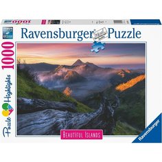Пазл Ravensburger 1000 деталей: Красивые острова. Стратовулкан Бромо, Индонезия