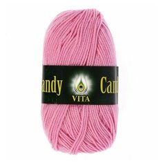Vita Candy (Канди) 2516 розовый 100% шерсть 100г 178м 5 шт