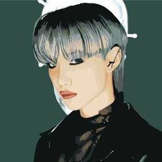 Картина по номерам на холсте с подрамником Живопись по номерам "Stray Kids Стрей Кидс: Феликс 3", Раскраска 40x40 см, Знаменитости