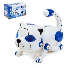Игрушка-робот «Кошка», работает от батареек, световые и звуковые эффекты, микс Нет бренда