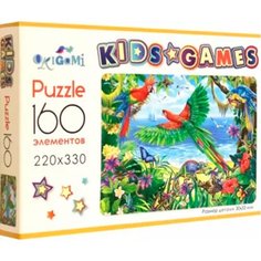 Пазл 160 Kids Games. Попугаи 07862 Origami