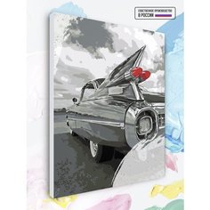 Картина по номерам Cadillac Tail Fins, 40 х 50 см
