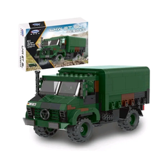 Конструктор/ Техник/ Военная техника/ Военный грузовик/ 411 деталей Toys