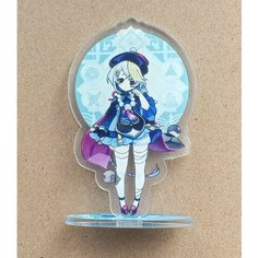 Фигурка коллекционная акриловая, плоская. Аниме девушка. Персонаж игры Genshin Impact. 5,5х8,5 см Нет бренда