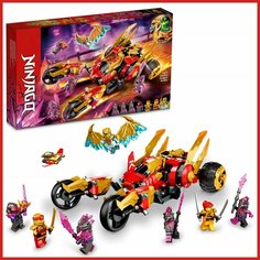 Конструктор Ninjago Ниндзяго Золотой дракон, 676 деталей совместим с лего LX