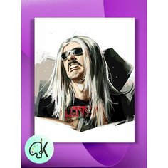 Картина по номерам на холсте Внутри Лапенко - Багровый Фантомас, 40 х 50 см КУЛЬТУРА ЦВЕТА