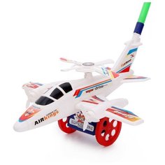 Каталка на палке «Самолёт», цвета микс Нет бренда