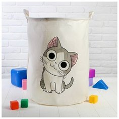 Корзина для игрушек «Котик» Без бренда