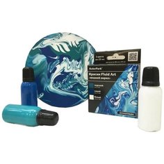 Краска для техники "Флюид Арт", набор 3 цвета х 25 мл, KolerPark