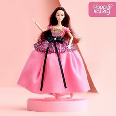 Кукла-модель шарнирная «Нежные мечты», в розовом платье Happy Valley