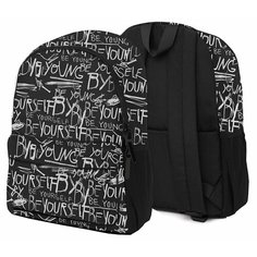 Рюкзак подростковый леттерс, 41x29x18 см Без бренда