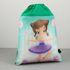 Сумка для обуви "Малышка балерина", нетканное полотно, размер 41х31 см Made in China