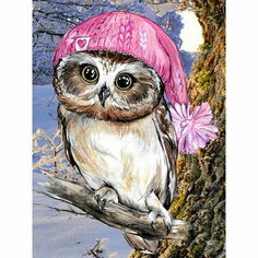 Алмазная мозаика "Морозное утро" 15 x 20 см Алмазное хобби