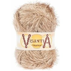 Пряжа Visantia Trafka бежевый (52), 100%полиэстер, 150м, 100г, 3шт