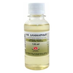 Лак даммарный баночка 120 мл, 2 шт Невская палитра