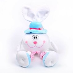 Мягкая игрушка «Кролик», стоит, 25 см, цвет белый Россия