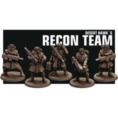 Отряд Талларнских пустынных рейдеров для настольной игры Warhammer 40к размер 32мм Red Pilgrim