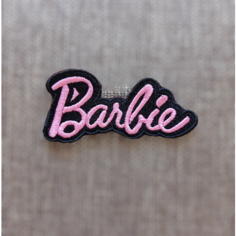 Нашивка, шеврон, заплатка, патч, термонаклейка "Барби" / декор для одежды / Dolinushka