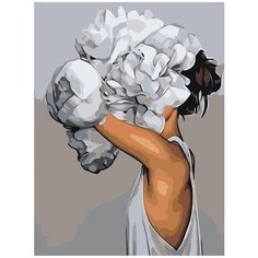 Картина по номерам Леди цветок 40х50 см АртТойс
