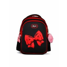 Рюкзак MAKSIMM Ранец Школьный Ортопедический Бант Красный 1-4 класс. нет
