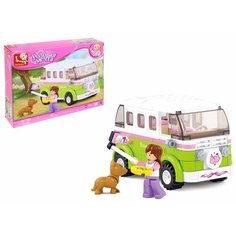 Конструктор Розовая мечта: минивэн для путешествий, 58 деталей 1 шт Китай