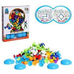 Конструктор «Забавные присоски», 76 деталей Сима ленд