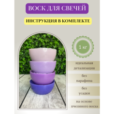 Воск для свечей / Микс 33 / 1 кг Hobbyscience.Ru