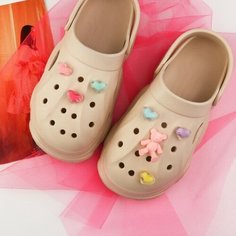 Аксессуары для обуви «Мишка с сердечками», 7 шт, цвет разноцветный Арт Узор