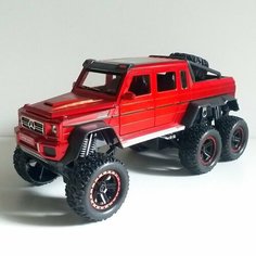 Модель металлическая машинки Mercedes-Benz G63 AMG 6X6 с световым и звуковым сопровождением Китай