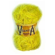 Пряжа Visantia Trafka ярко-желтый (57), 100%полиэстер, 150м, 100г, 3шт