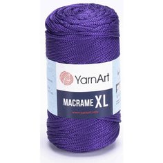 Пряжа YarnArt Macrame XL фиолетовый (167), 100%полиэстер, 130м, 250г, 2шт