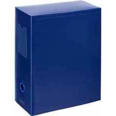 Короб архивный ATTACHE ECONOMY пластиковый синий 245x120x330 мм