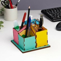 Органайзер настольный Карандаши 15,5х15,5х13,5 см Китай