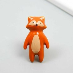 Ручка для шкатулки керамика, металл "Енотик" 6,3х3,5 см Made in China
