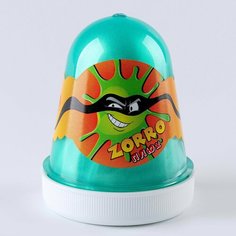 Слайм ZORRO, перламутровый, капсула 130 гр, зелёный Россия